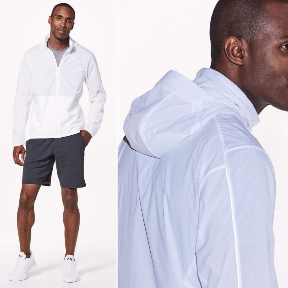 Lululemon Active Jacket In White Like New Gem